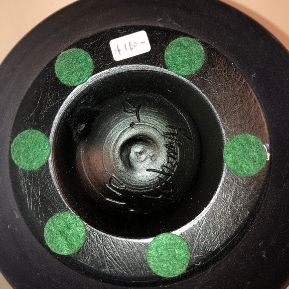 *SOLD*Tom Krueger Copper & Purple Raku Art Pottery - Picture 6 of 6